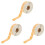 3 Rolls Blank Target Repairing Labels Decals Stickers 4