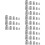 100 Pcs Iron Wedge Handle Fixing Replacement Metal Supplies 8