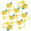 16 Pcs Adorable Shaped Silicone Straw Caps For Drinking Pipe Tips 11