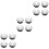 12 Pcs Fence Post Caps Rubber Covers Protective 5