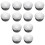 12 Pcs Fence Post Caps Rubber Covers Protective 3