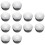 12 Pcs Fence Post Caps Rubber Covers Protective 7