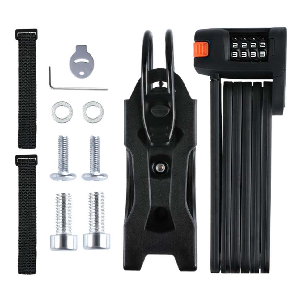 Compact Folding Cycle Lock Heavy Duty High Security Portable Bike Lock For Bicycle Motorcycle Gate Door-image-OPC-PKYJ9PD-NEW