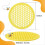 Bee Honeycomb Net Cups for Bees Drinking, 4 Pack Bees Insect Drinking Cups, Floating Drinking Water Stations for Bee Butterflies 2