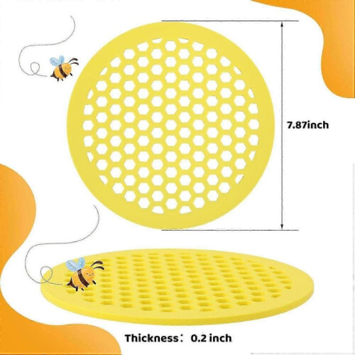 Bee Honeycomb Net Cups for Bees Drinking, 4 Pack Bees Insect Drinking Cups, Floating Drinking Water Stations for Bee Butterflies 1