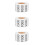 3 Rolls Number Labels 0001-1000 Rectangular Adhesive For Inventory 9