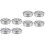 8 Pcs Stainless Steel Round Hollow 4