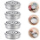 8 Pcs Stainless Steel Round Hollow 9