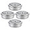 8 Pcs Stainless Steel Round Hollow 11