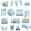 Party Tableware Supplies Set Disposable Party Dinnerware Party Ideas Decoration 1