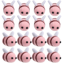 75 Pcs Wool Felt Bee Craft Balls For Diy Decorations And Costumes