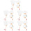20 Pcs Diy Bamboo Handle Blank Fans For Decorative Graffiti Hand Craft 8