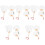 20 Pcs Diy Bamboo Handle Blank Fans For Decorative Graffiti Hand Craft 5