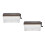 2Pièces Déchiqueteur Manuel Noir Portable Pour Home Office 10
