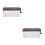 2Pièces Déchiqueteur Manuel Noir Portable Pour Home Office 8