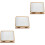 3Pcs Wooden Tabletop Cosmetic Mirror Desktop Foldable Makeup Mirror 5