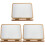 3Pcs Wooden Tabletop Cosmetic Mirror Desktop Foldable Makeup Mirror 2