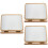 3Pcs Wooden Tabletop Cosmetic Mirror Desktop Foldable Makeup Mirror 6