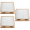 3Pcs Wooden Tabletop Cosmetic Mirror Desktop Foldable Makeup Mirror 7