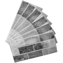 PVC Peel and Stick Bathroom Wall Tiles Self Adhesive Backsplash