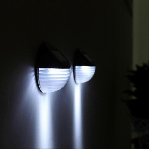 Solar Wall Light Semicircular Smart Sensor Outdoor Waterproof Decorative Landscape Lighting s 1