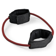 Leg Resistance Exercise Cord with Non-slip Padded Ankle Cuffs, Leg Rally Resistance