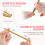 4Pcs Retractable Lip Brush For Concealer Lipstick Eyeshadow Foundation 8