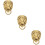 3Pcs Lion Brooch Vintage Lapel Pin For Men 11