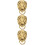 3Pcs Lion Brooch Vintage Lapel Pin For Men 10