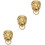 3Pcs Lion Brooch Vintage Lapel Pin For Men 7