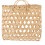 2 Pcs Portable Woven Picnic Basket With Handle For Sundry Storage 1