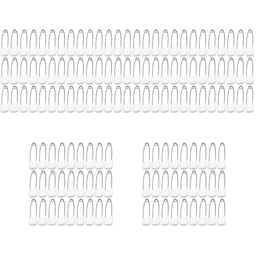 500 Pcs Plastic Ends Safety Pins For Cloth Diapers And Bibs 2
