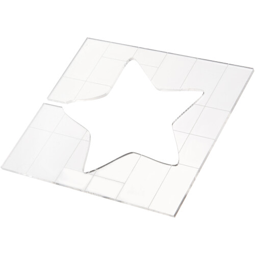 5Pcs Patchwork Quilting Template For Diy Sewing Star Shape 2