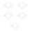 5Pcs Patchwork Quilting Template For Diy Sewing Star Shape 9