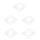 5Pcs Patchwork Quilting Template For Diy Sewing Star Shape 8