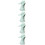 4Pièces Support Porte-Encens Vert Clair Décoration 8