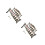 2Pcs Mini Double Layer Archaic Bronze Chinese Percussion Instrument 10