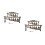 2Pcs Mini Double Layer Archaic Bronze Chinese Percussion Instrument 7