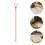4Pcs Professional Timpani Mallets With White Felt And Wooden Handle 10