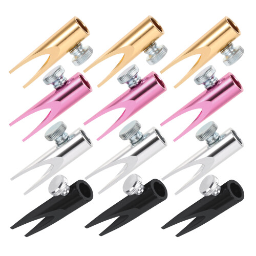 60 Pcs Manual Pencil Sharpener For Crayons Eyebrow Pencils Aluminum 2