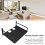 Durable Aluminum Wall Shelf for Projector Router TV Box Black 4