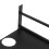 Durable Aluminum Wall Shelf for Projector Router TV Box Black 6