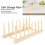 2 Set Gericht Lagerung Rack Holz Küche Utensil 15