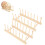 2 Set Gericht Lagerung Rack Holz Küche Utensil 9