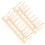 2 Set Gericht Lagerung Rack Holz Küche Utensil 6