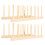 2 Set Gericht Lagerung Rack Holz Küche Utensil 5