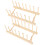 2 Set Gericht Lagerung Rack Holz Küche Utensil 7