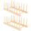 2 Set Gericht Lagerung Rack Holz Küche Utensil 8