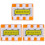 3pcs Guitar Tuner Pitch Plastic Tuner Pitch Pipe Replacement Part 7