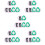 5 Count Rubbish Garbage Sorting Stickers Classification Convenient 8